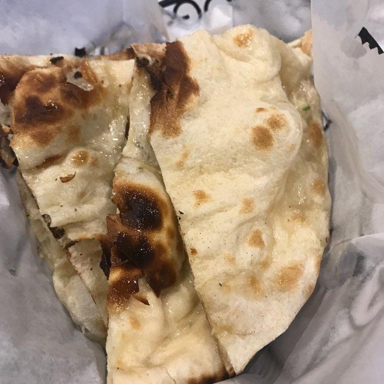 Savor our fresh naan