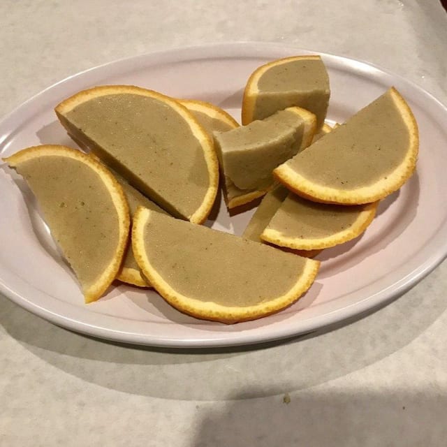 Orange Kulfi.