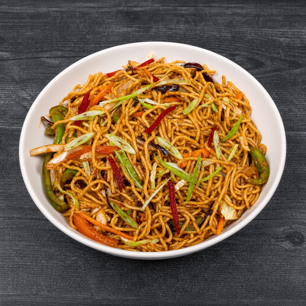 Veg Hakka Noodles.